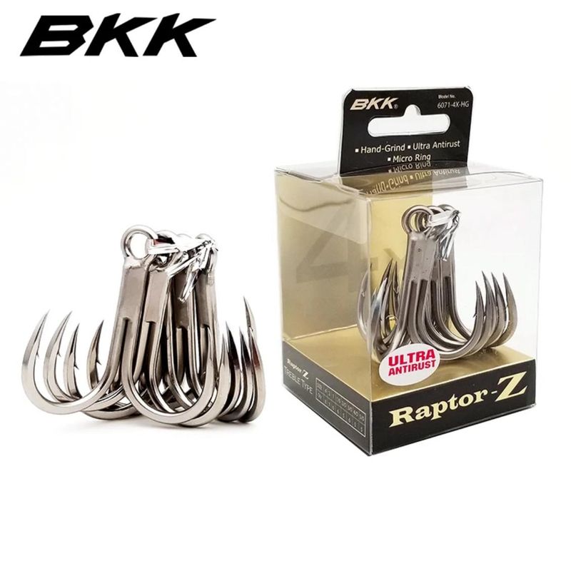 BKK RAPTOR Z TREBLE, 1/0 og 3/0 =6pk  2/0 =5pk